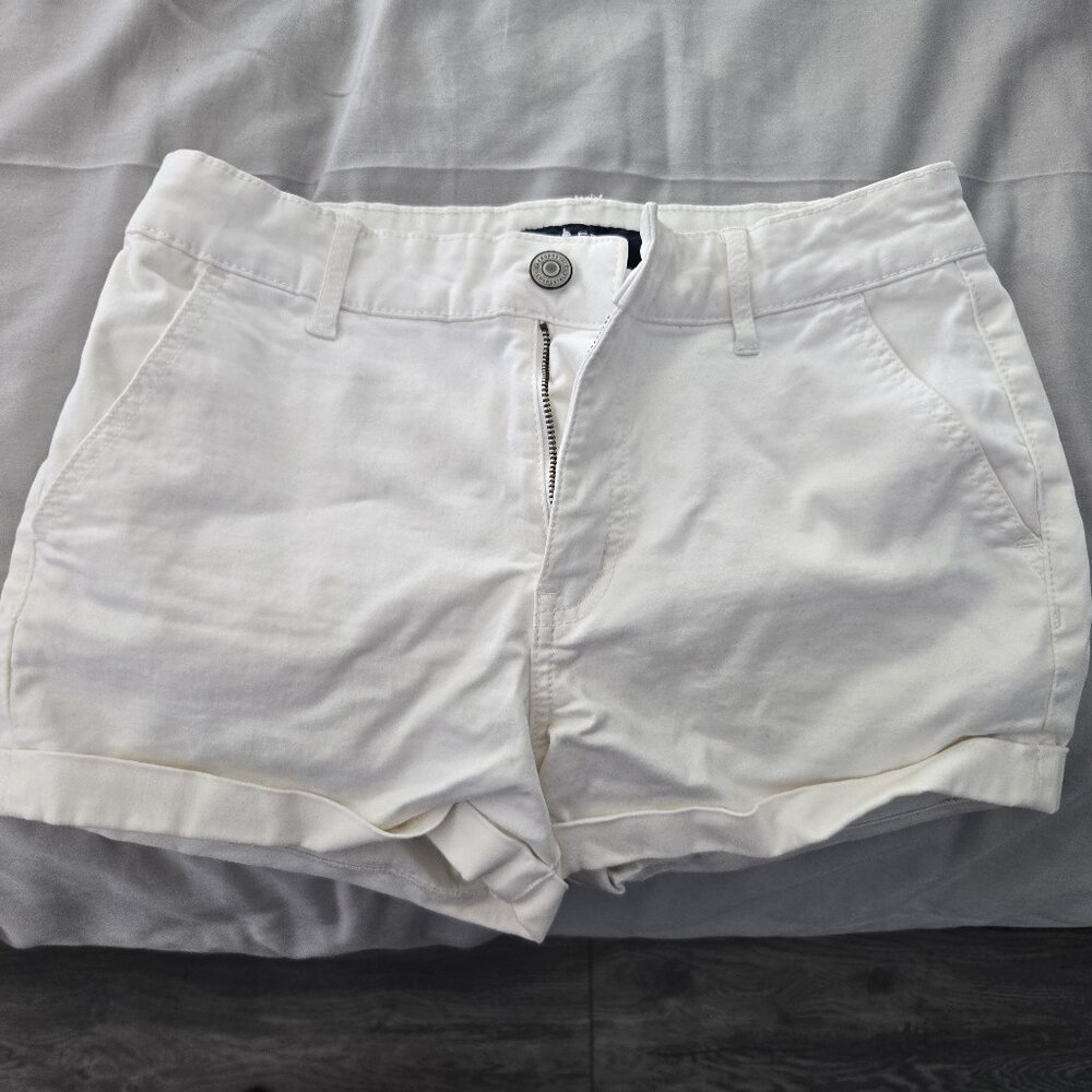 NWOT Aeropostale High Rise White Shorts For Beach Vacation Summer